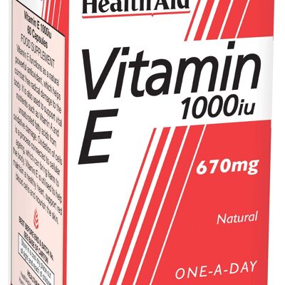 Vitamin E 1000iu Capsules - 60 Capsules