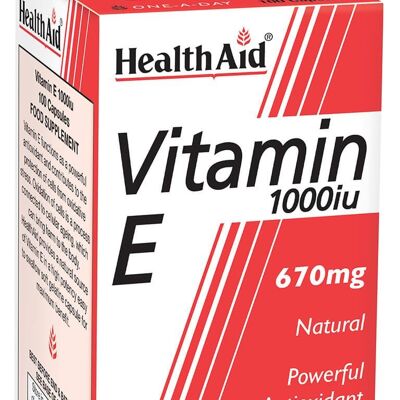 Vitamin E 1000iu Capsules - 100 Capsules