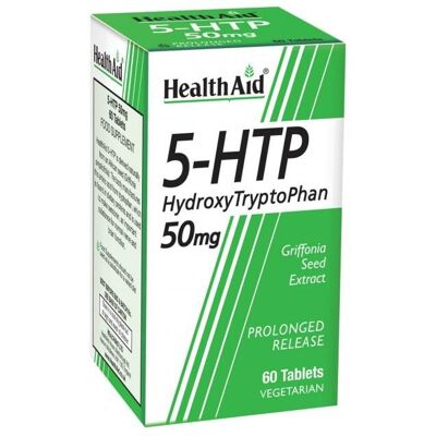 5 tabletas de 50 mg de hidroxitriptófano (5-HTP)
