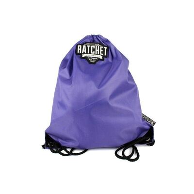 Purple Drawstring Bag