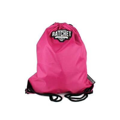 Pink Drawstring Bag