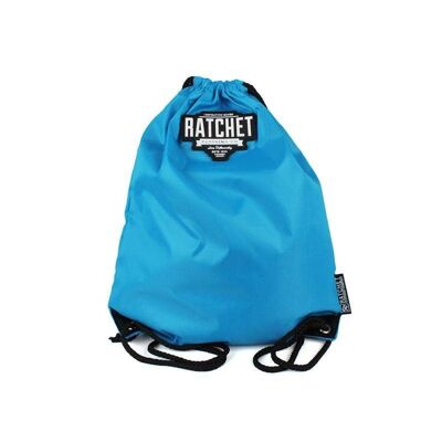 Blue Drawstring Bag