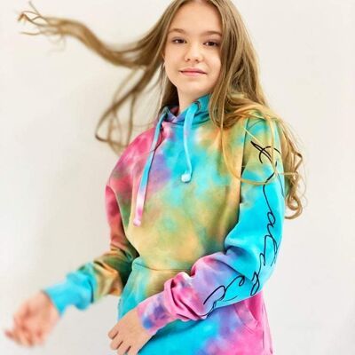 Junior Ocherous Tye Dye Hoodie