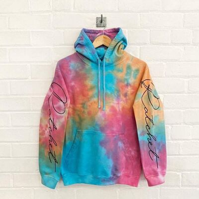 Ocherous Tye-dye Hoodie