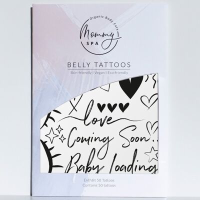 Tatuaggi sulla pancia - tatuaggi adesivi per il pancione
