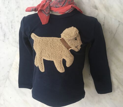 Hund Bobby Shirt blau Größe 116, lang