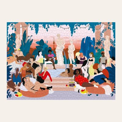 Puzzle »Les Femmes de la Décadence« - Illustration Laura Breiling