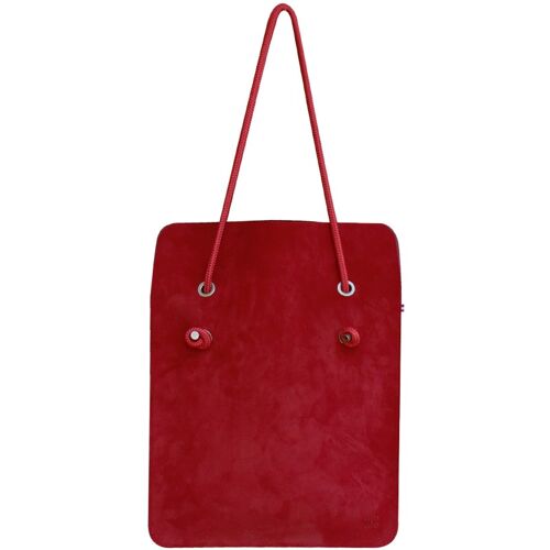 Sac cuir suede grenade - anse grenadine