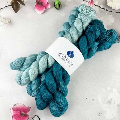 Pure Merino Shfades Gradient Sets - Dock Of the Bay