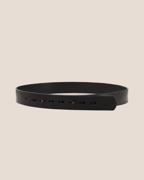 Ceinture sans boucle noire