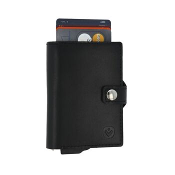 Card Case Plus Portefeuille avec poche à monnaie Noir 1