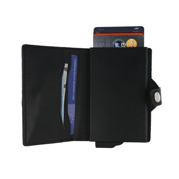 Card Case Plus Portefeuille avec poche à monnaie Noir 3