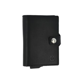 Card Case Plus Portefeuille avec poche à monnaie Noir 8