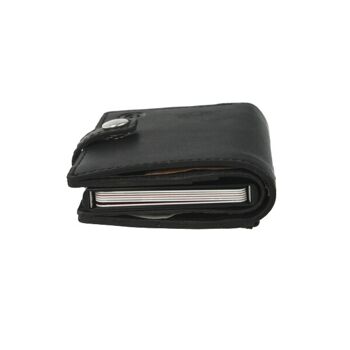 Card Case Plus Portefeuille avec poche à monnaie Noir 11