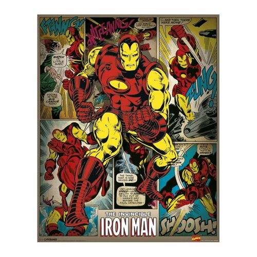 Poster plastifié: Iron Man 40cm x 50cm