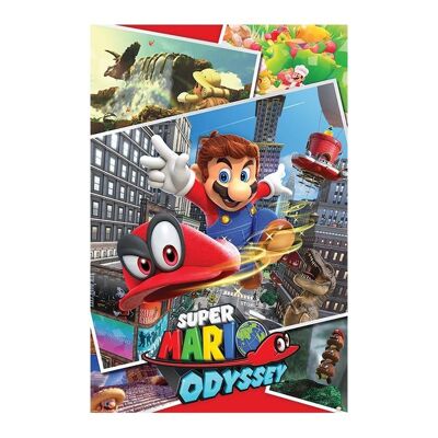 Laminiertes Poster: Super Mario Odyssey 61cm x 91cm
