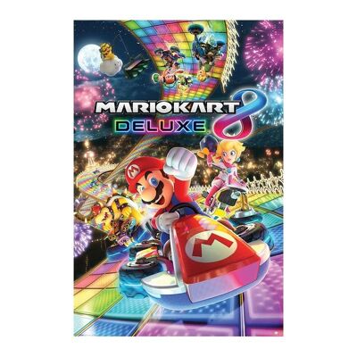 Poster plastifié: Mario Kart 8 (Deluxe) 61cm x 91cm