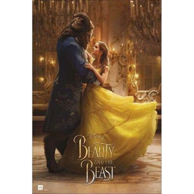 Laminated poster: Beauty and the beast 40cm x 50cm