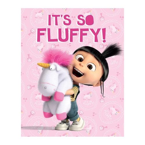 Poster plastifié: It's so fluffy 40cm x 50cm