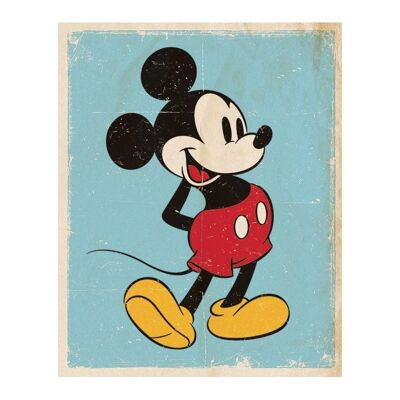 Laminated poster: Mickey mouse 40cm x 50cm