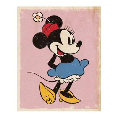 Poster plastifié: Minnie mouse 40cm x 50cm