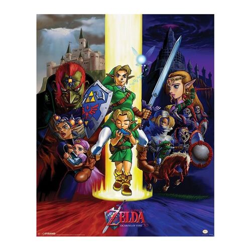 Poster plastifié: Zelda 40cm x 50cm