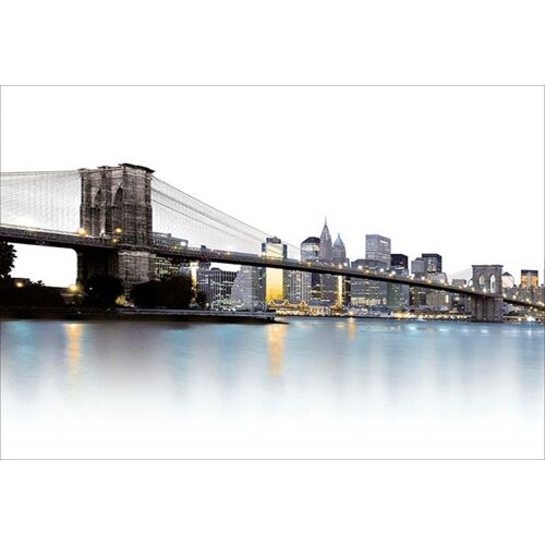 Poster plastifié: Pont New York 40cm x 50cm I