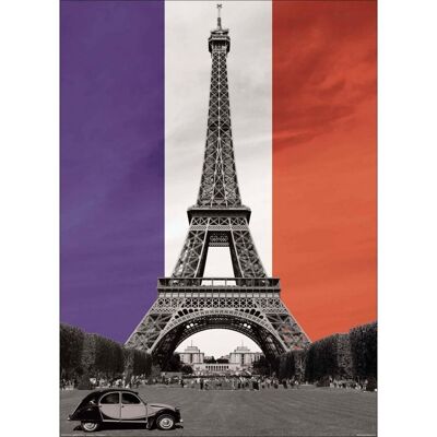 Laminated poster: Champ de Mars 40cm x 50cm