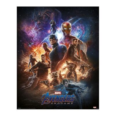 Poster plastifié: Avengers Endgame 40cm x 50cm