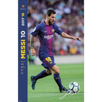 Laminated poster: Messi 10 61cm x 91cm