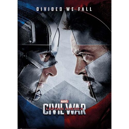 Poster plastifié: Civil war 61cm x 91cm