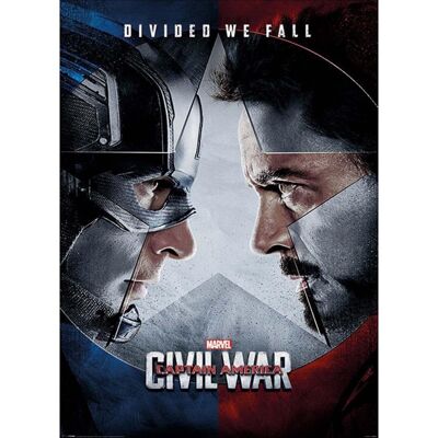 Laminated poster: Civil war 61cm x 91cm