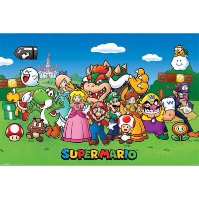 Laminiertes Poster: Super Mario 61cm x 91cm