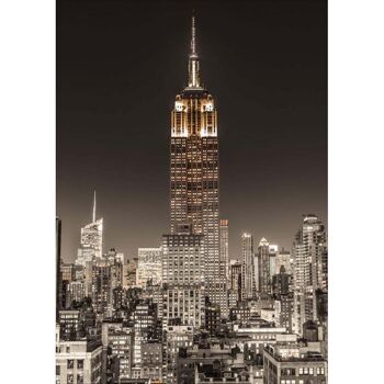 Poster plastifié: Empire state bulding 61cm x 91cm