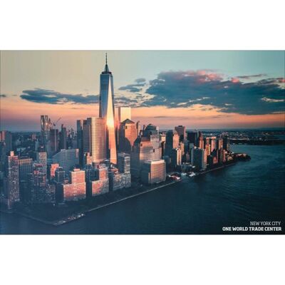Laminated poster: Aerial view New-York 61cm x 91cm
