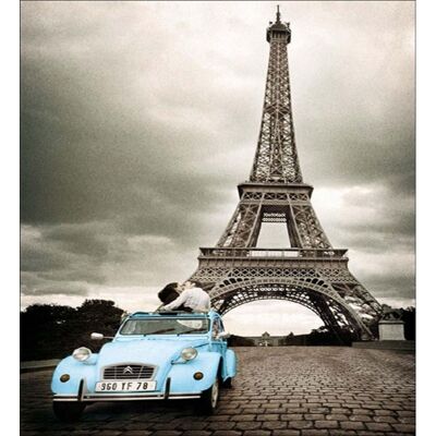 Laminiertes Poster: Citroen Tour Eiffel 61cm x 91cm