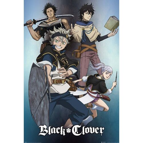 Poster plastifié: Black clover 61cm x 91cm