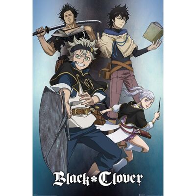 Laminated poster: Black clover 61cm x 91cm