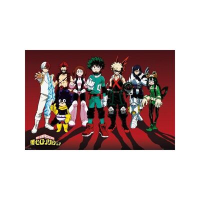 Laminated poster: My hero academia 61cm x 91cm