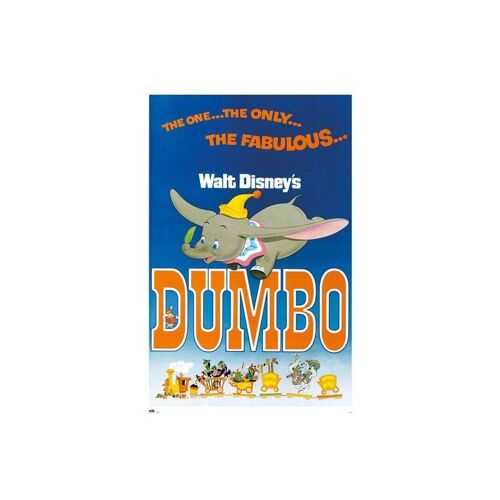Poster plastifié: Dumbo 61cm x 91cm
