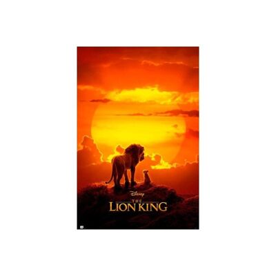 Laminiertes Poster: König der Löwen 61cm x 91cm