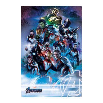 Laminated poster: Avengers: Endgame (Quantum Realm Suits) 61cm x 91cm