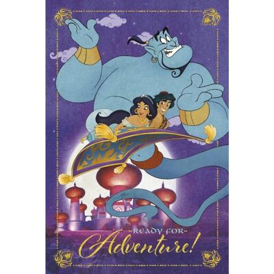 Poster plastifié: Aladdin Wall Disney 61cm x 91cm