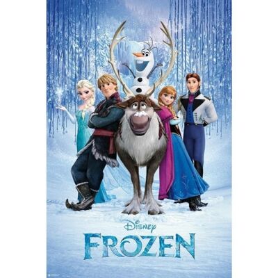 Laminiertes Poster: Frozen Wall Disney 61cm x 91cm
