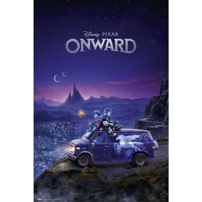 Póster laminado: Onward Wall Disney 61cm x 91cm