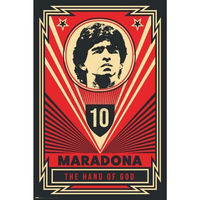 Laminated poster: MARADONA 10 61cm x 91cm