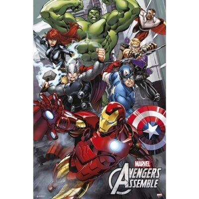 Poster plastifié: Marvel Avengers 61cm x 91cm