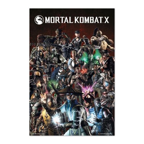 Poster plastifié: Mortal kombat x 61cm x 91cm