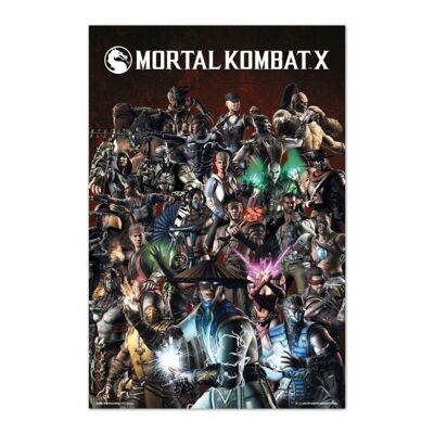 Laminiertes Poster: Mortal kombat x 61cm x 91cm