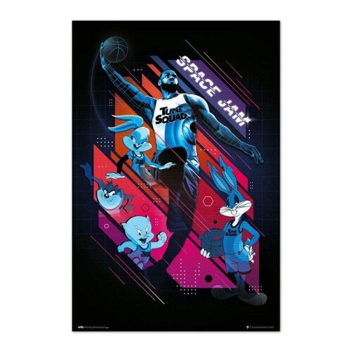 Poster plastifié: SPACE JAM 2 ALL 61cm x 91cm